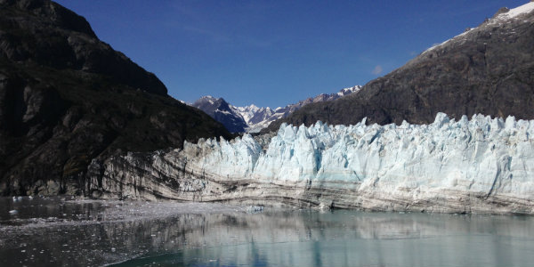One of the many glaciers within Glacier Bay National Park