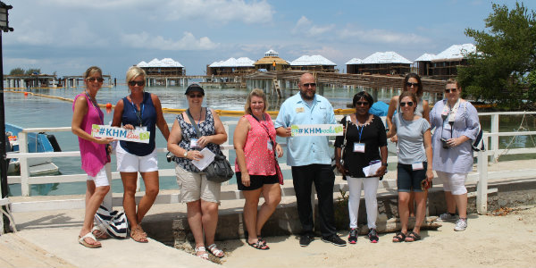 Getting a sneak peek at the overwater butler villas and their amenities gave our agents valuable first-hand information to pass along to their clients!