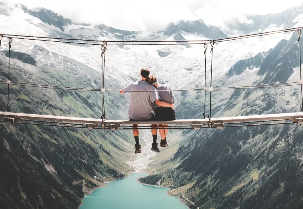 Couple On Bridge