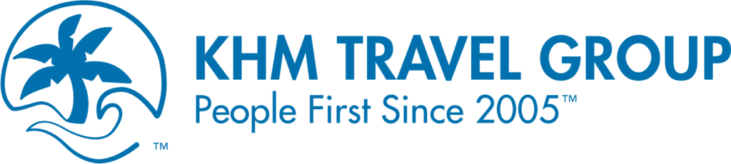KHM Travel Group's new horizontal logo