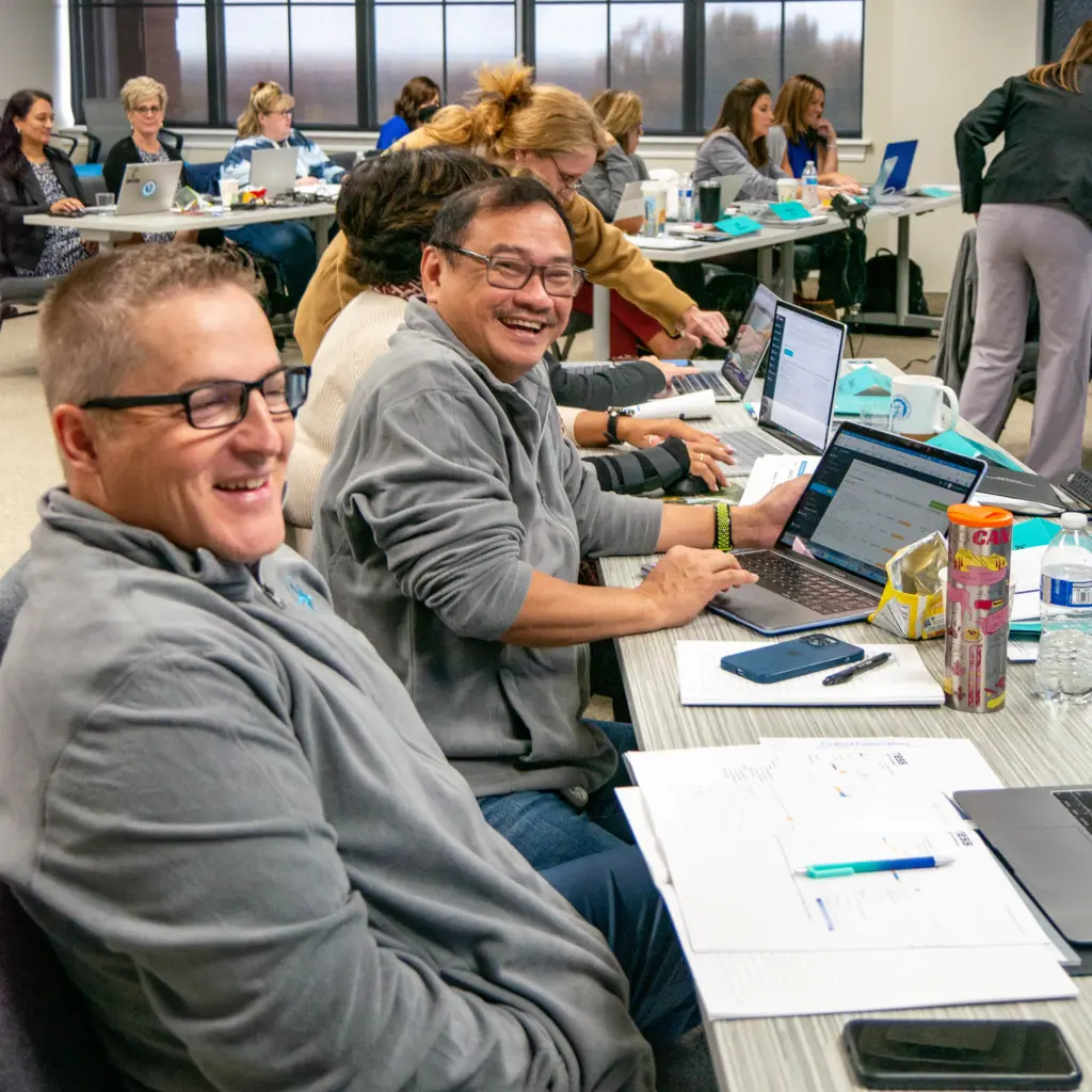 Fall Boot Camp 2.0 travel agents on a panel laughing