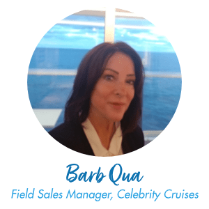 Barb Qua, Field Sales Manager, Celebrity Cruises