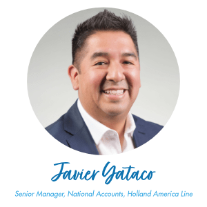 Javier Yataco, Senior Manager, National Accounts, Holland America Line