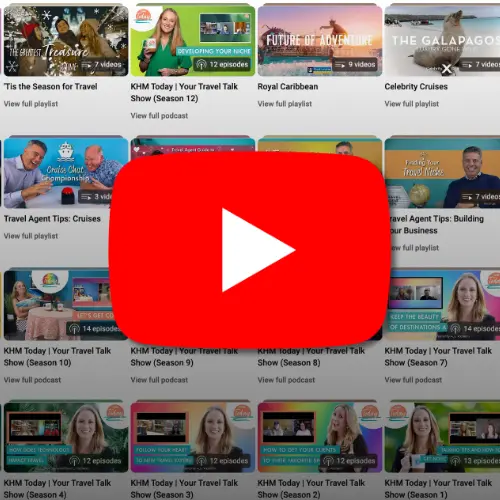 KHM Youtube Channel. Experience KHM Travel Group's Educational Content.