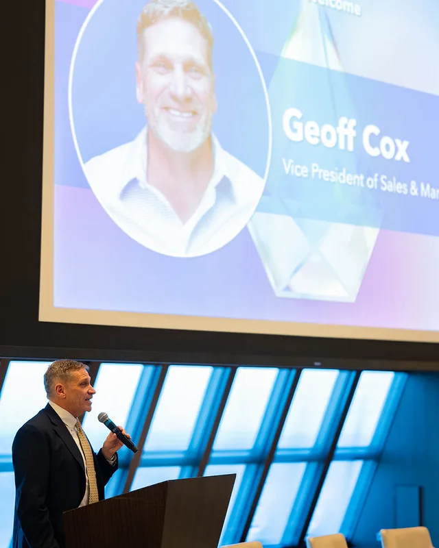 Vice President of Sales & Marketing Geoff Cox
