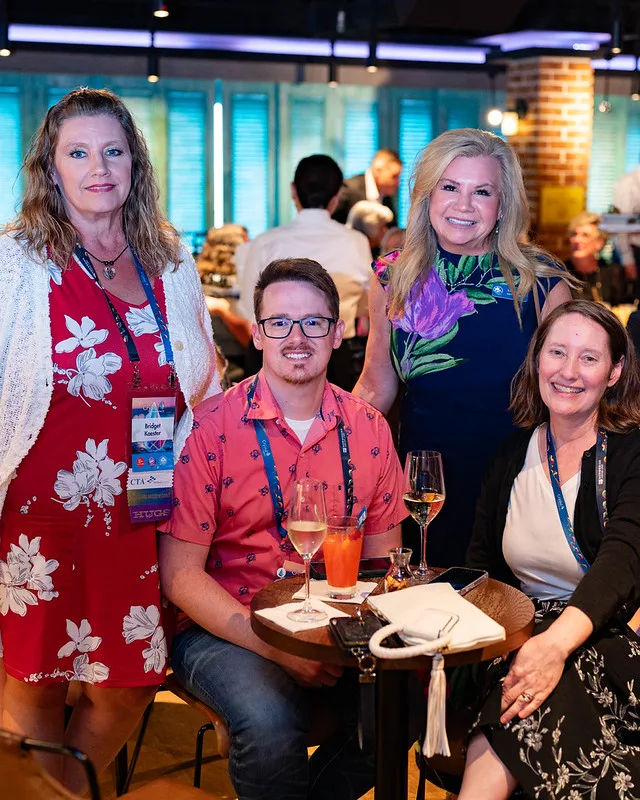 Vice President of
Business Development Lori Speers with agents